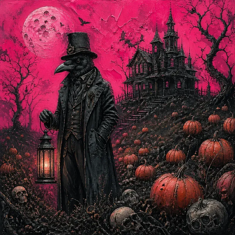 Dark Whimsical Horror Characters