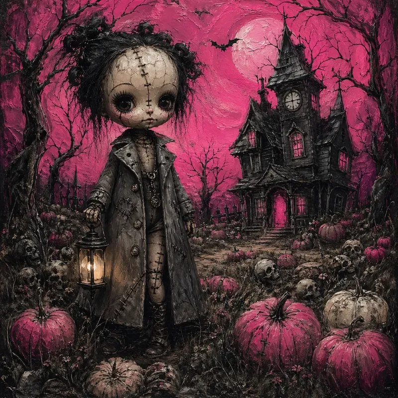 Dark Whimsical Horror Characters