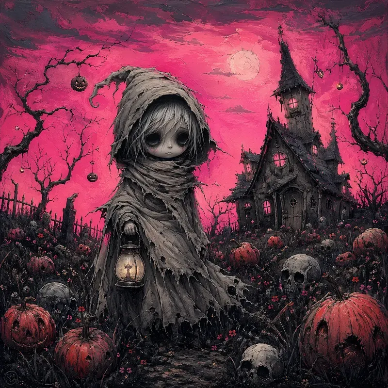 Dark Whimsical Horror Characters