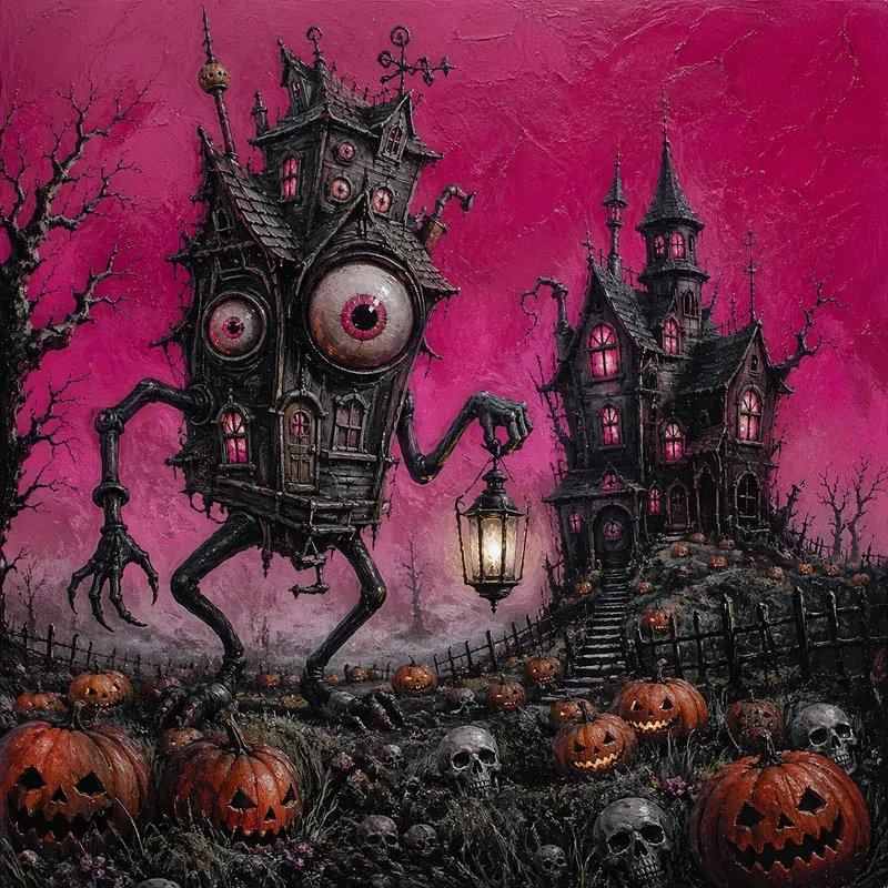 Dark Whimsical Horror Characters