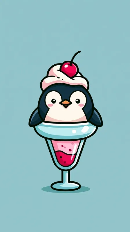 Kawaii Animal Food Phone Wallpapers