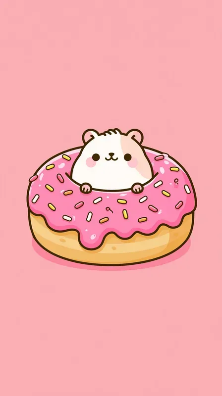 Kawaii Animal Food Phone Wallpapers