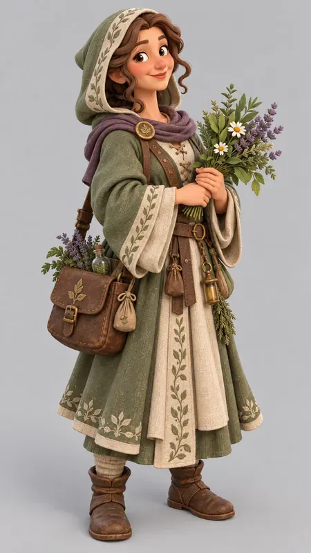 Stylized Medieval 3D Clay Characters