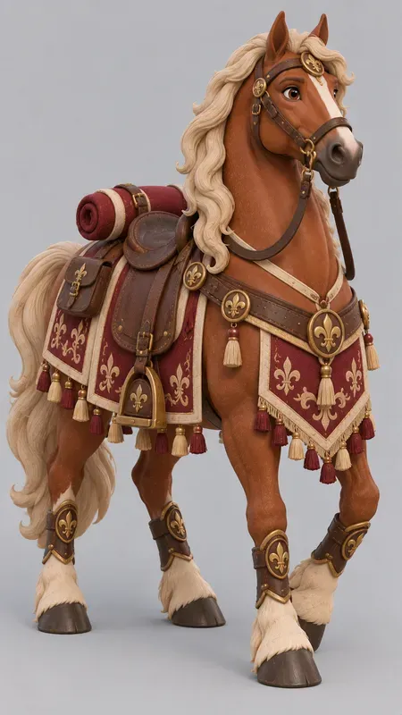 Stylized Medieval 3D Clay Characters