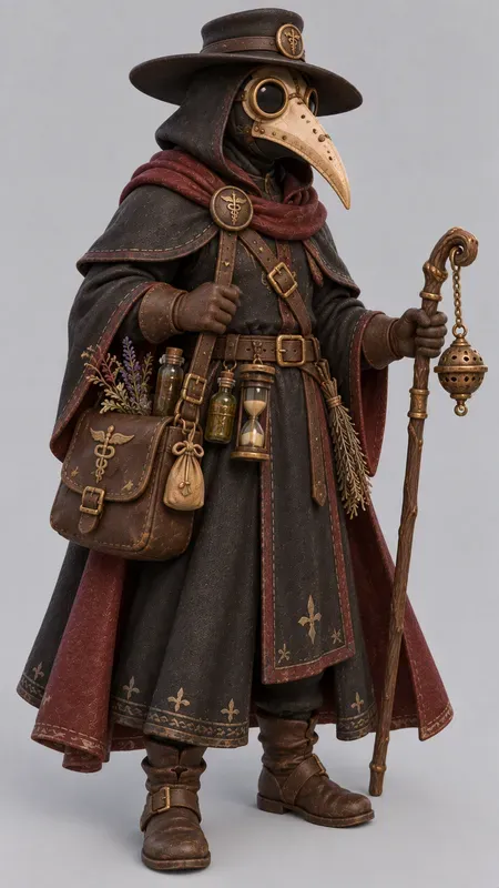 Stylized Medieval 3D Clay Characters