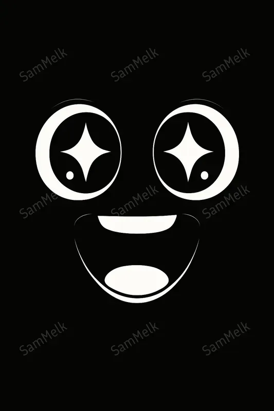 Minimalist Bw Emotional Faces