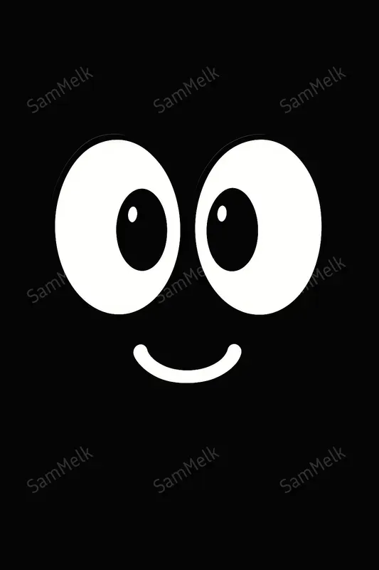 Minimalist Bw Emotional Faces