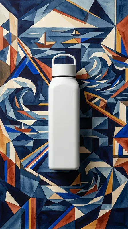 Surrealist Cubist Ocean Product Layouts