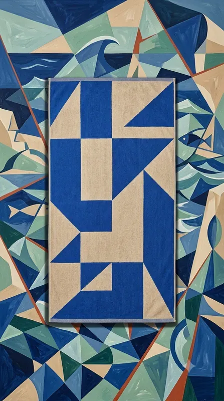Surrealist Cubist Ocean Product Layouts
