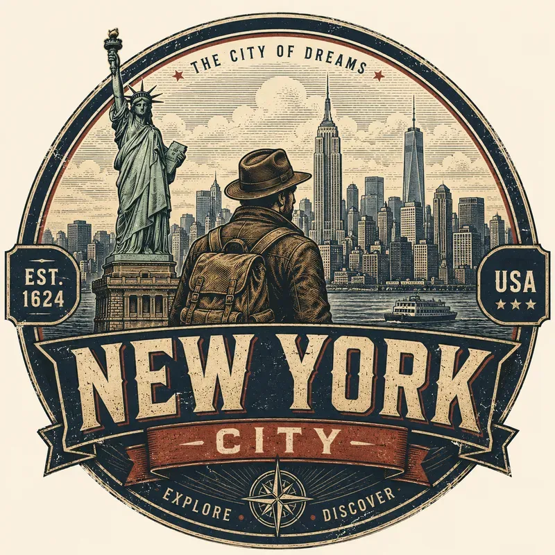 Vintage Urban Landmark Emblem Generator