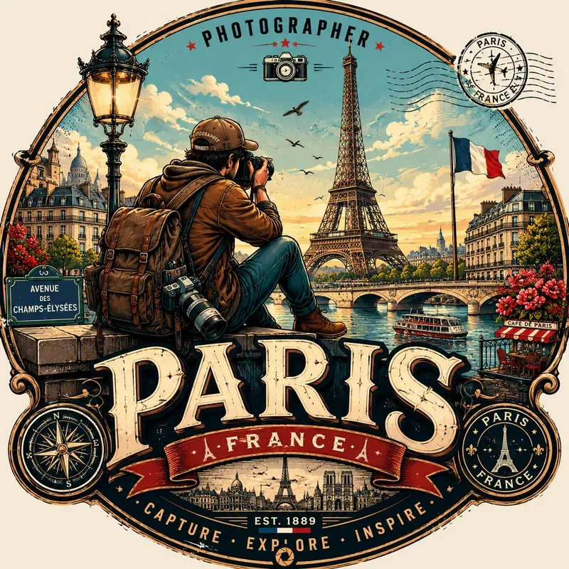Vintage Urban Landmark Emblem Generator