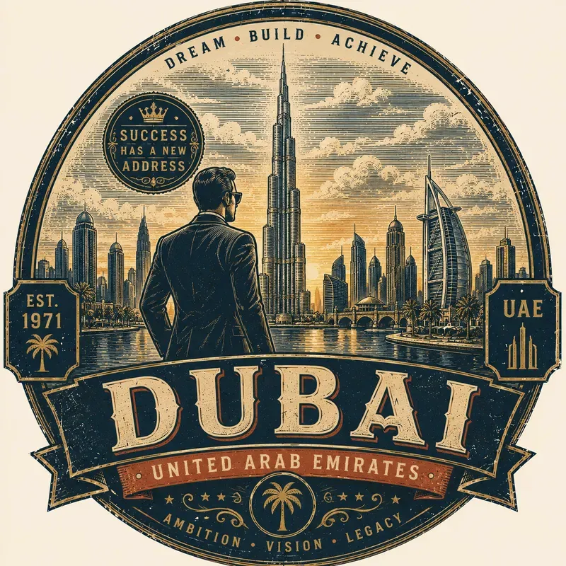 Vintage Urban Landmark Emblem Generator