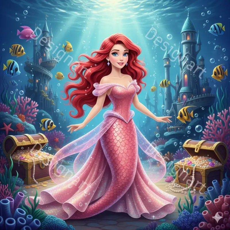 Disney Princess Portraits 4k