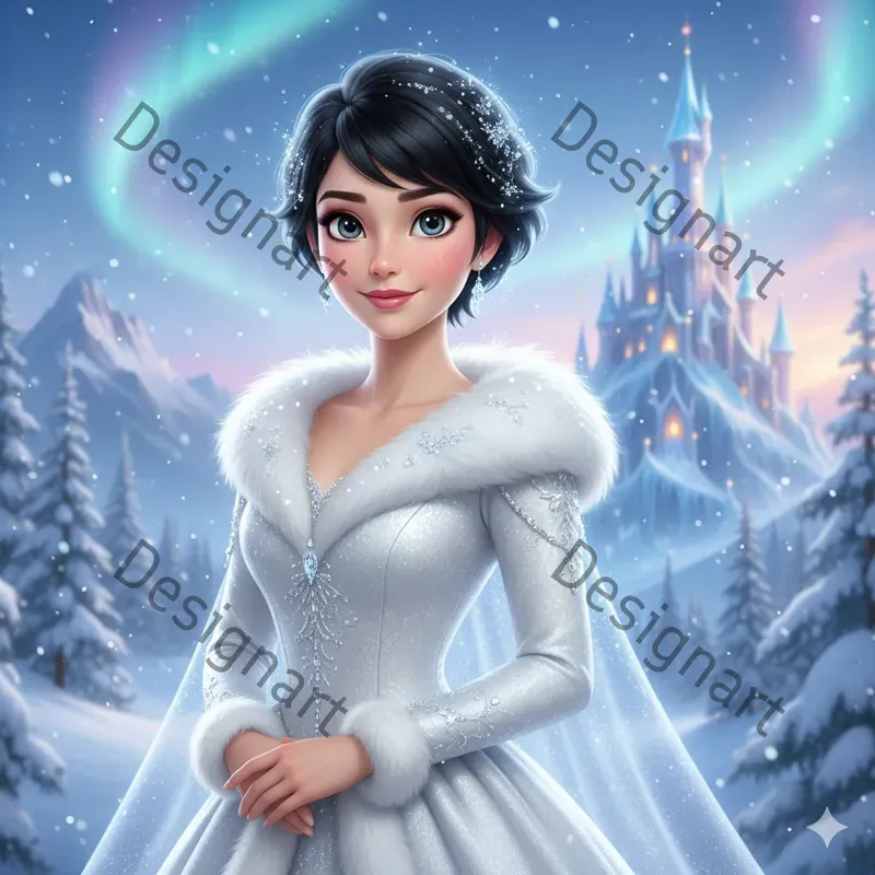 Disney Princess Portraits 4k