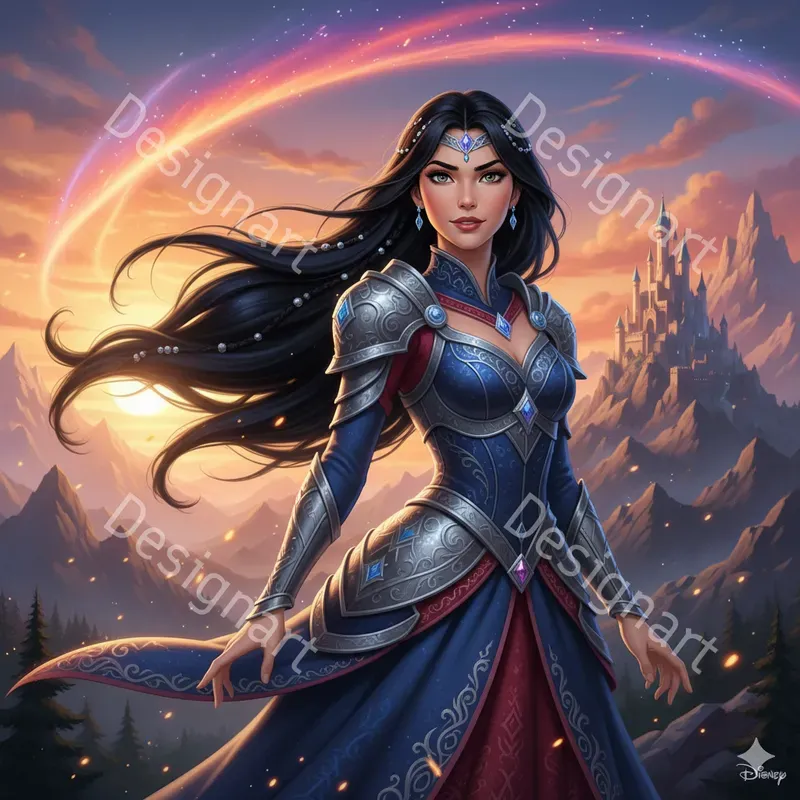 Disney Princess Portraits 4k