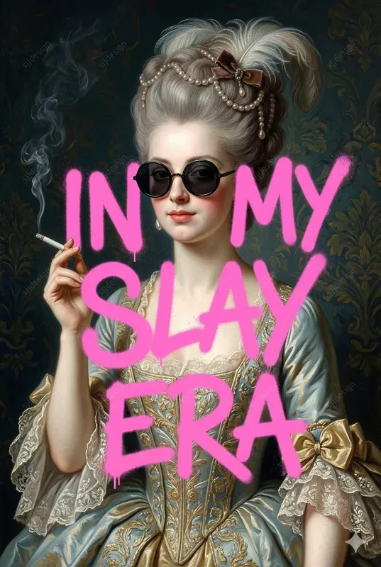 Punk Royalty Poster Art Style