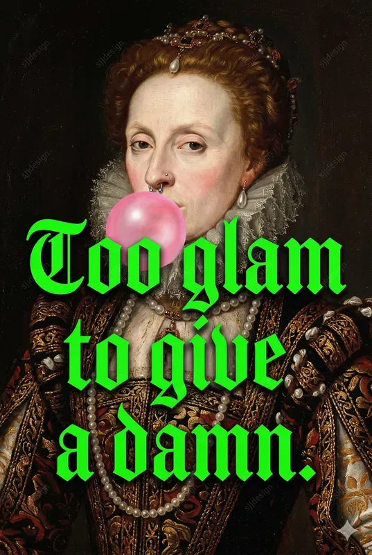 Punk Royalty Poster Art Style