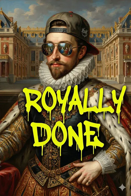 Punk Royalty Poster Art Style