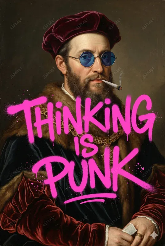 Punk Royalty Poster Art Style