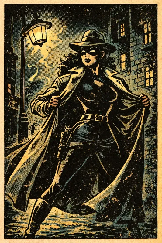 Retro Comic Heroine Generator