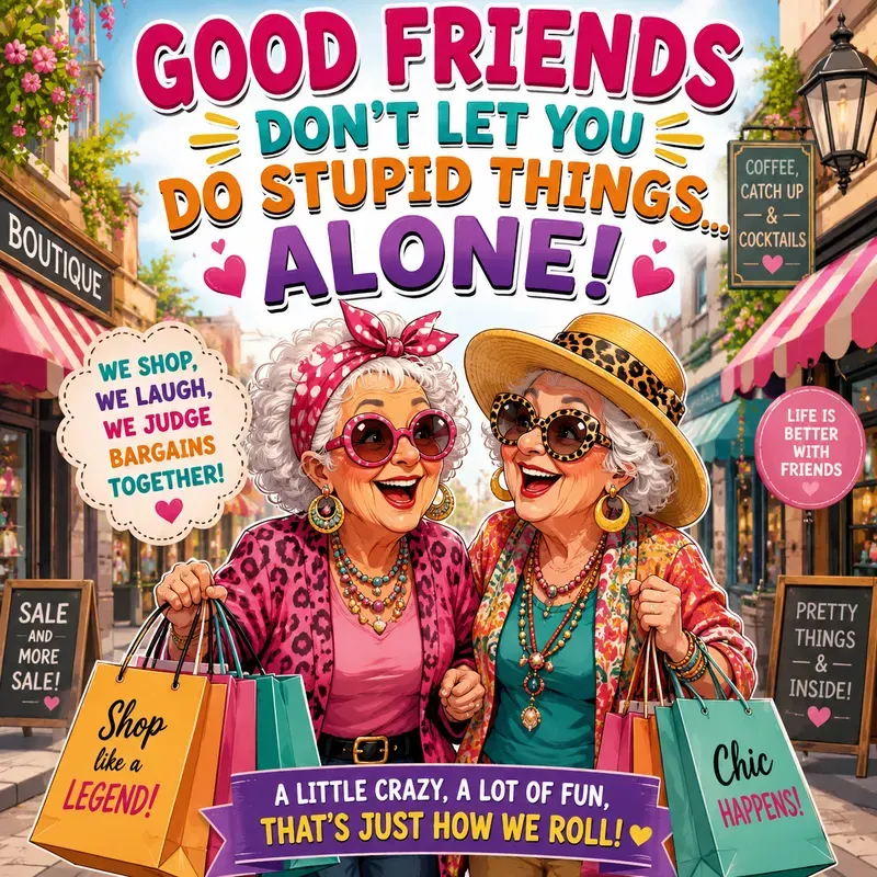Funny Friendship Quote Cartoon Posters