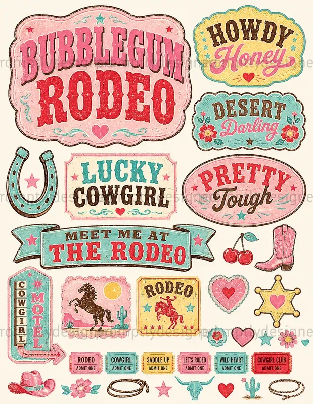 Pop Western Ephemera