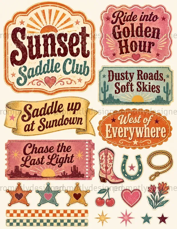 Pop Western Ephemera