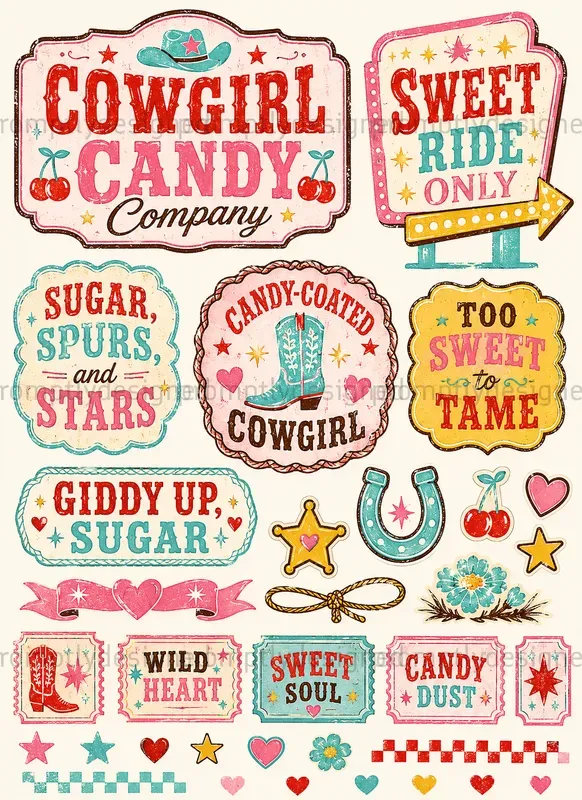 Pop Western Ephemera