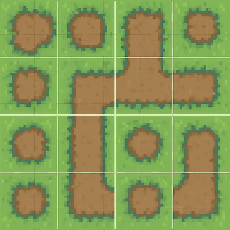 Top Down Pixel Art Tilesets