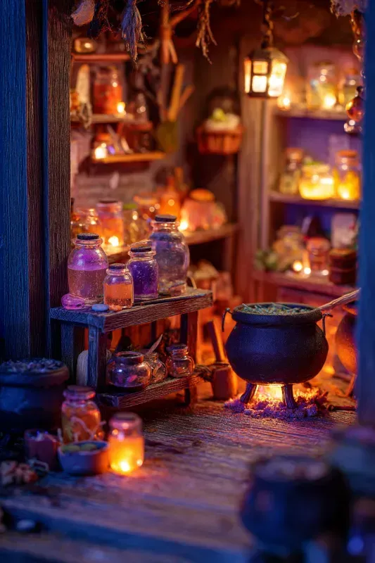Miniature Halloween Dioramas