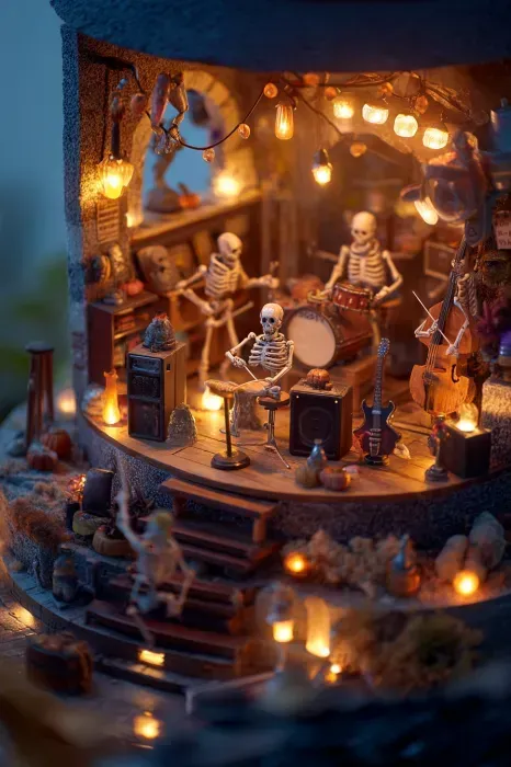 Miniature Halloween Dioramas