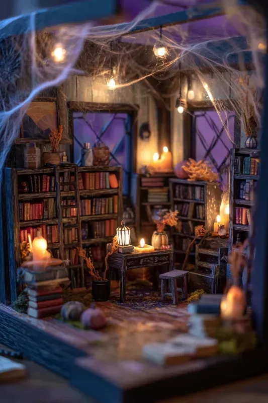Miniature Halloween Dioramas