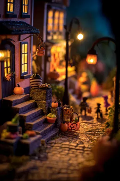 Miniature Halloween Dioramas