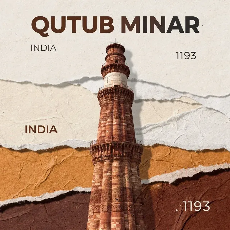 India Monument Magazine Collages