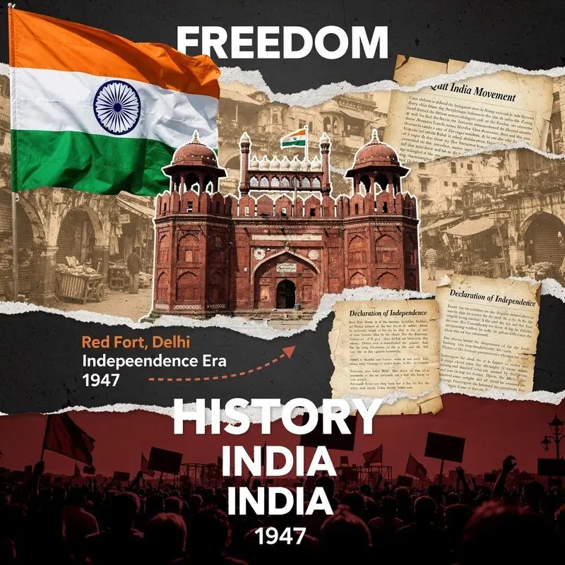 India Monument Magazine Collages