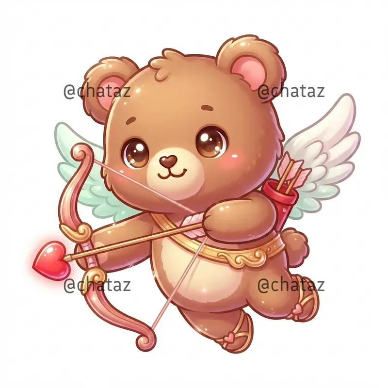 Kawaii Cupid Characters