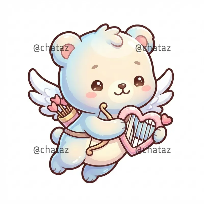 Kawaii Cupid Characters