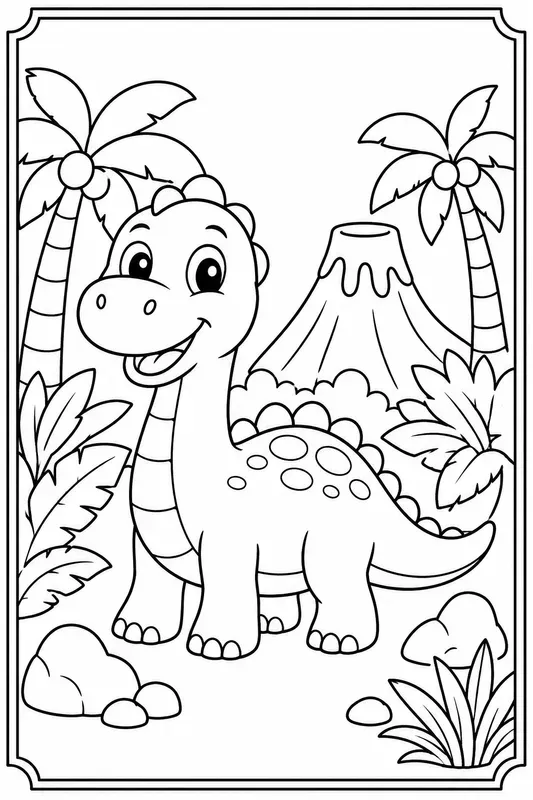 Line Art Coloring Page Generator