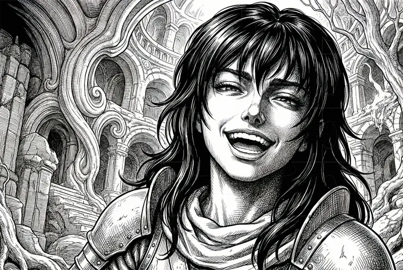 Kentaro Miura Style Berserk Manga Art