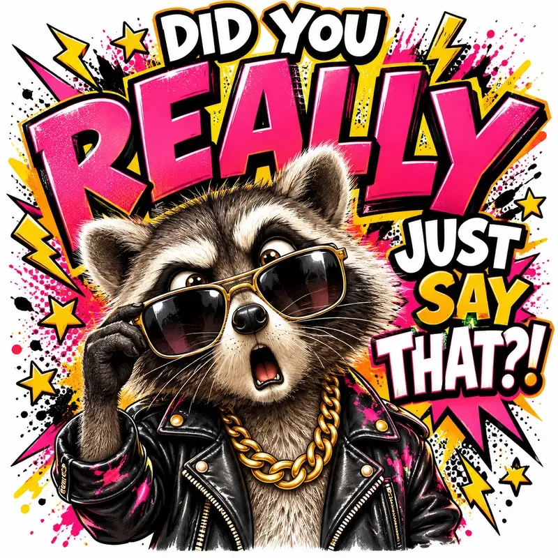 Bold Funny Animal Typography Posters