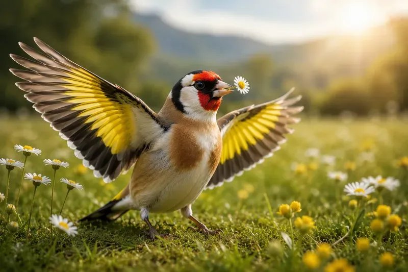Cinematic 3d Bird Natural Photoshoots