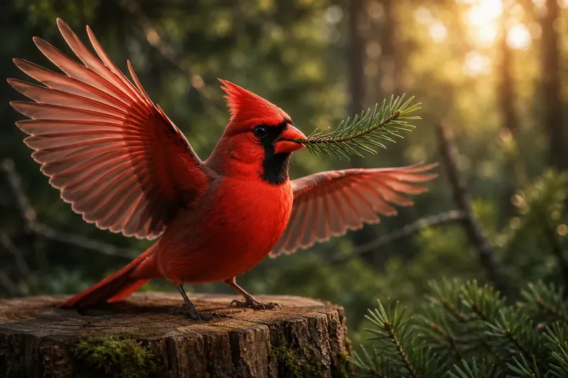 Cinematic 3d Bird Natural Photoshoots