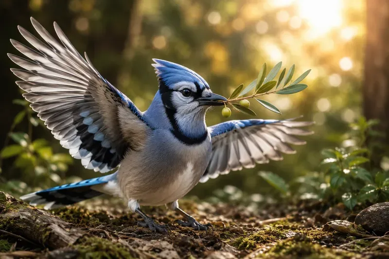 Cinematic 3d Bird Natural Photoshoots