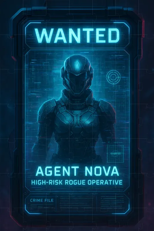 Neon Hologram Bounty Alerts