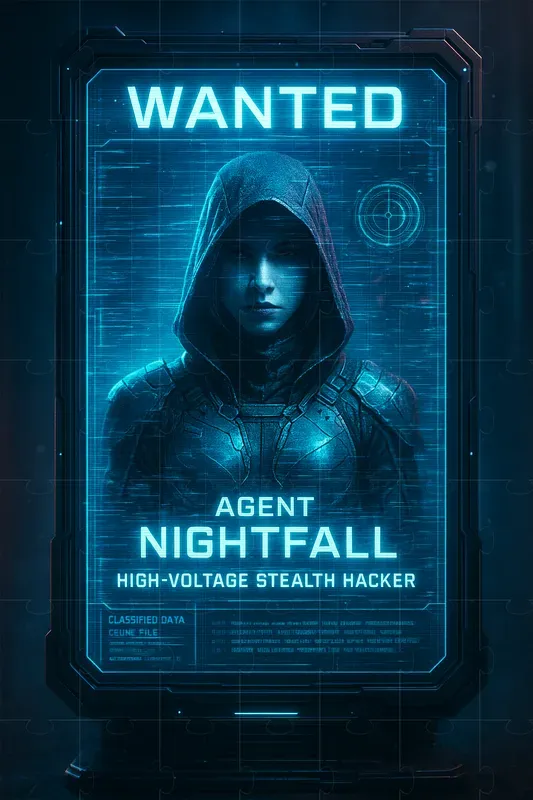 Neon Hologram Bounty Alerts