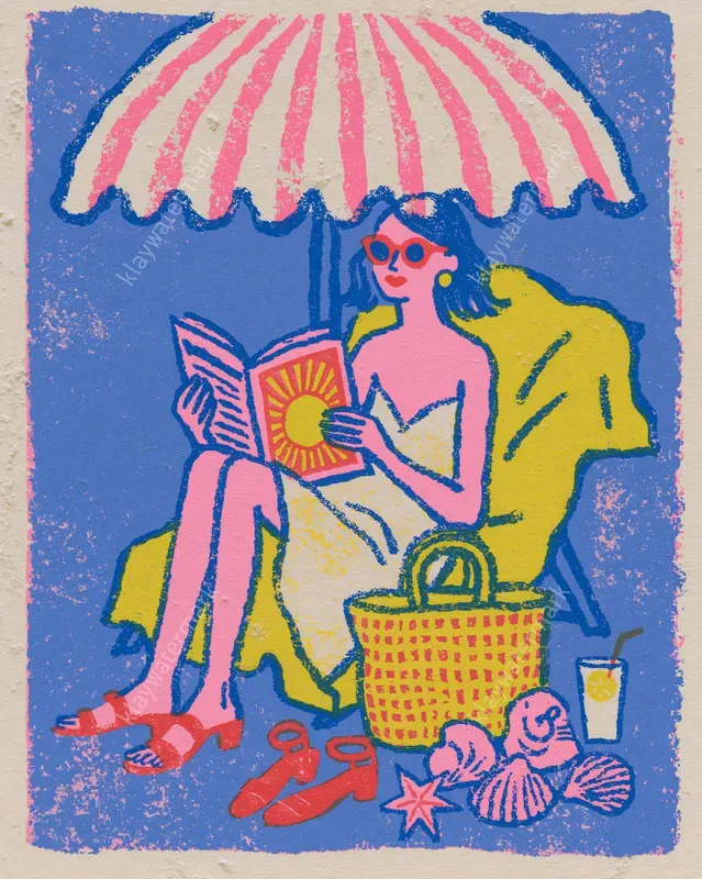 Retro Naive Italian Summer Scenes