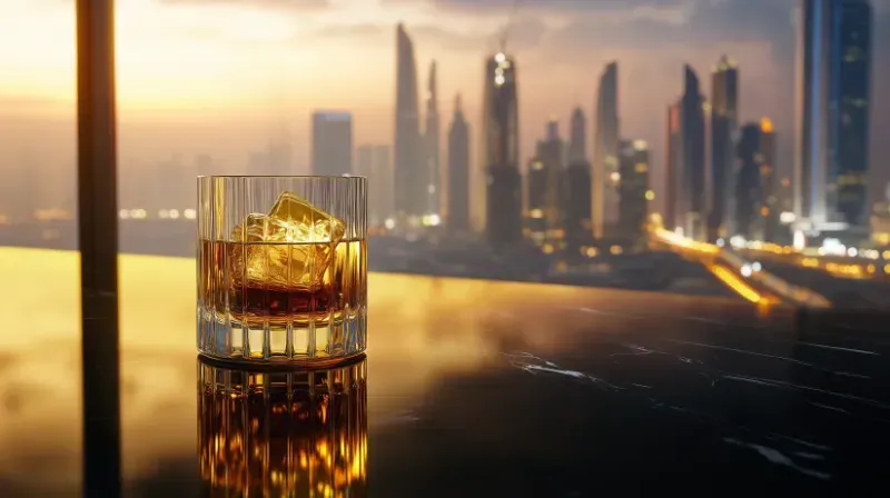 Cyber Luxury Crystal Whiskey Glasses
