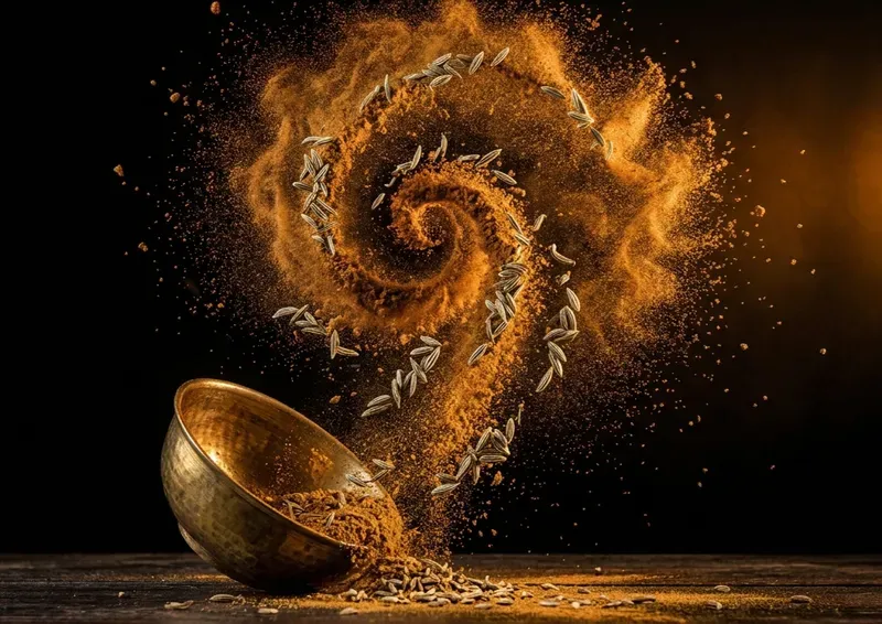 Cinematic Spice Explosion Photography