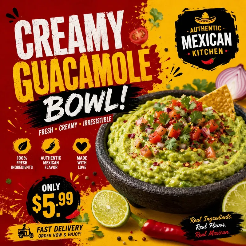 Bold Mexican Food Promo Posters