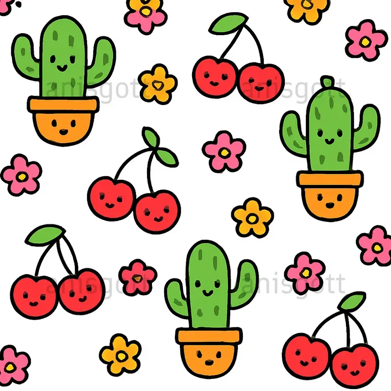 Bold And Cute Colorful Seamless Patterns